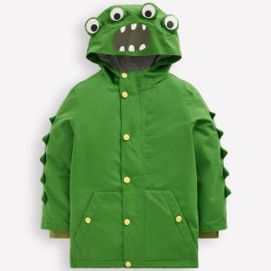 Novelty Waterproof Jacket-Broccoli Monster