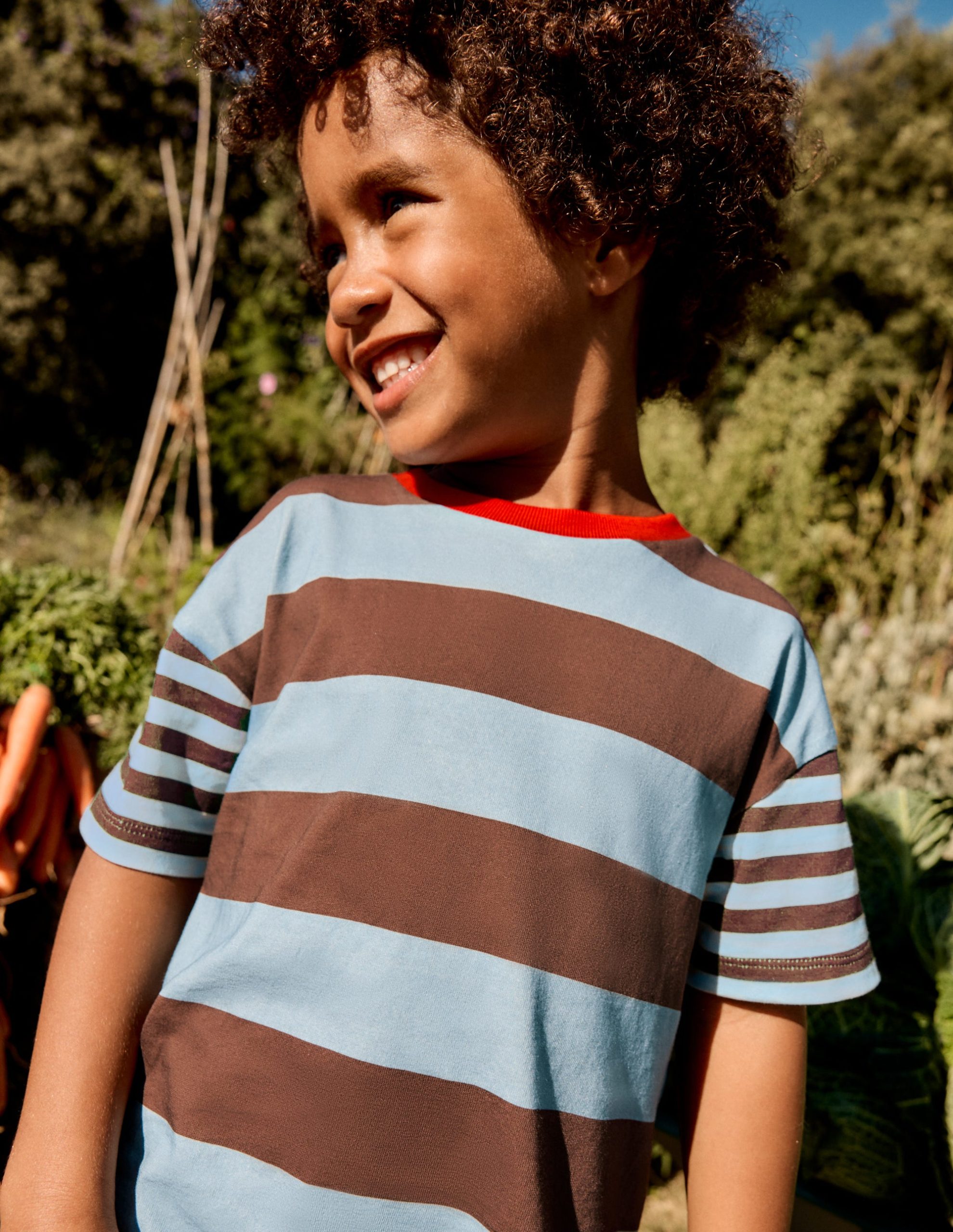 Relaxed Hotchpotch T-shirt-Glacier lake/potting soil - Image 4