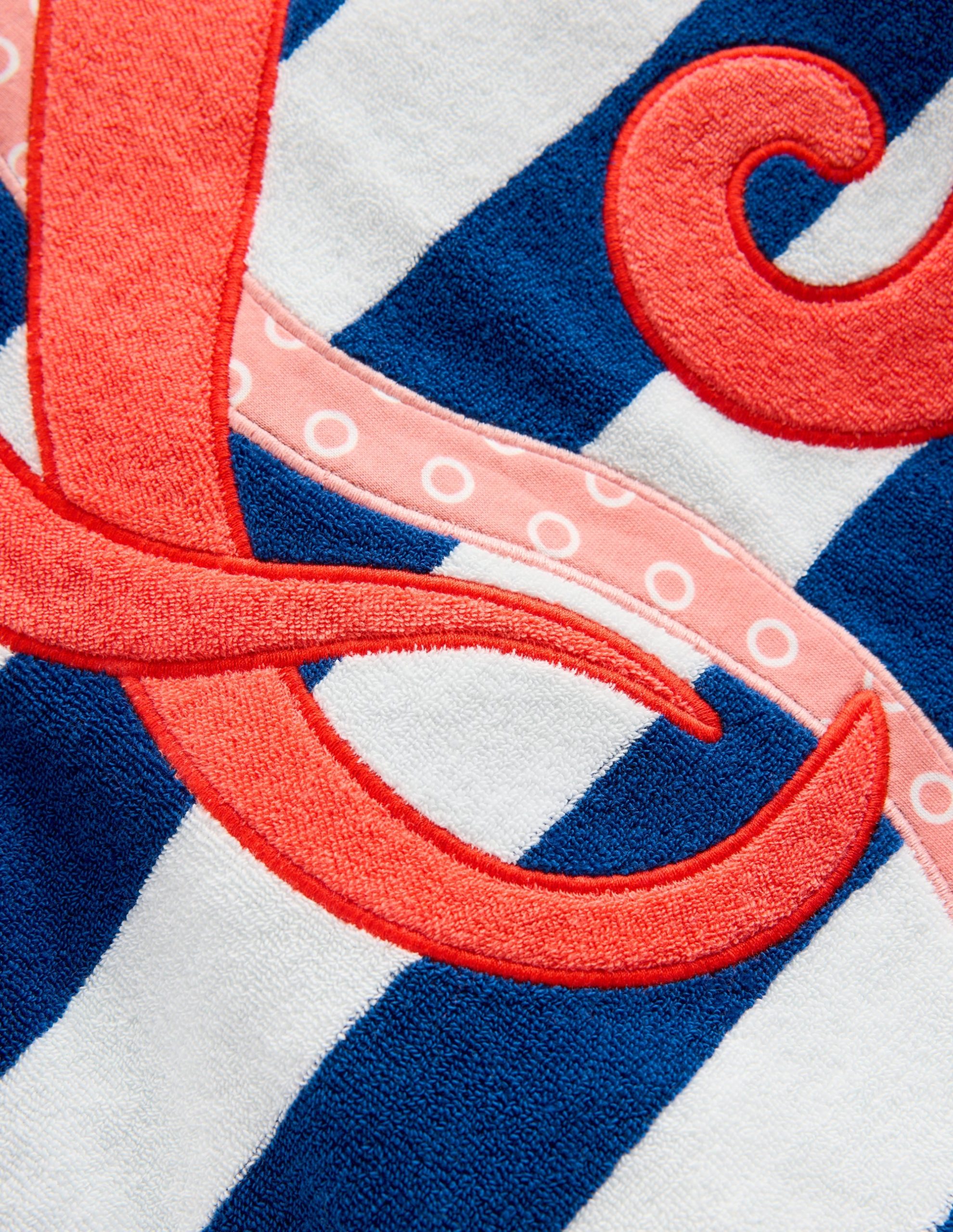 Appliqu?? Towelling Throw-on-Stripe Octopus - Image 3