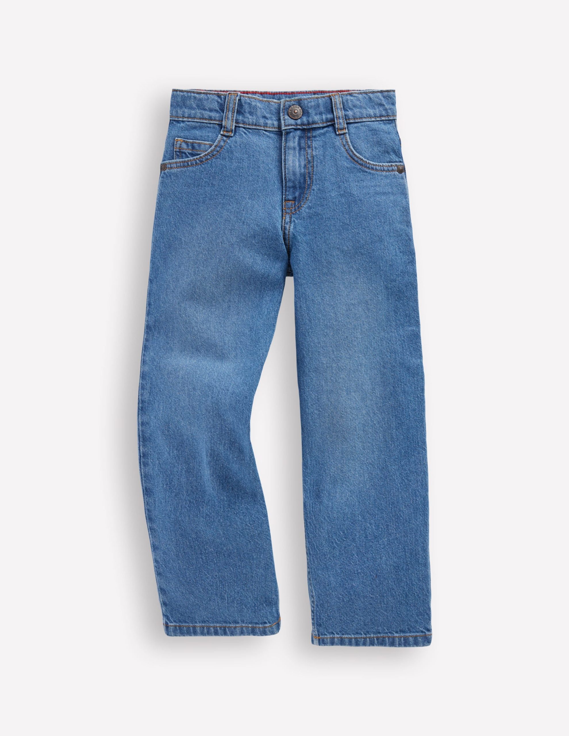Relaxed Straight Jeans-Mid Wash - Image 6