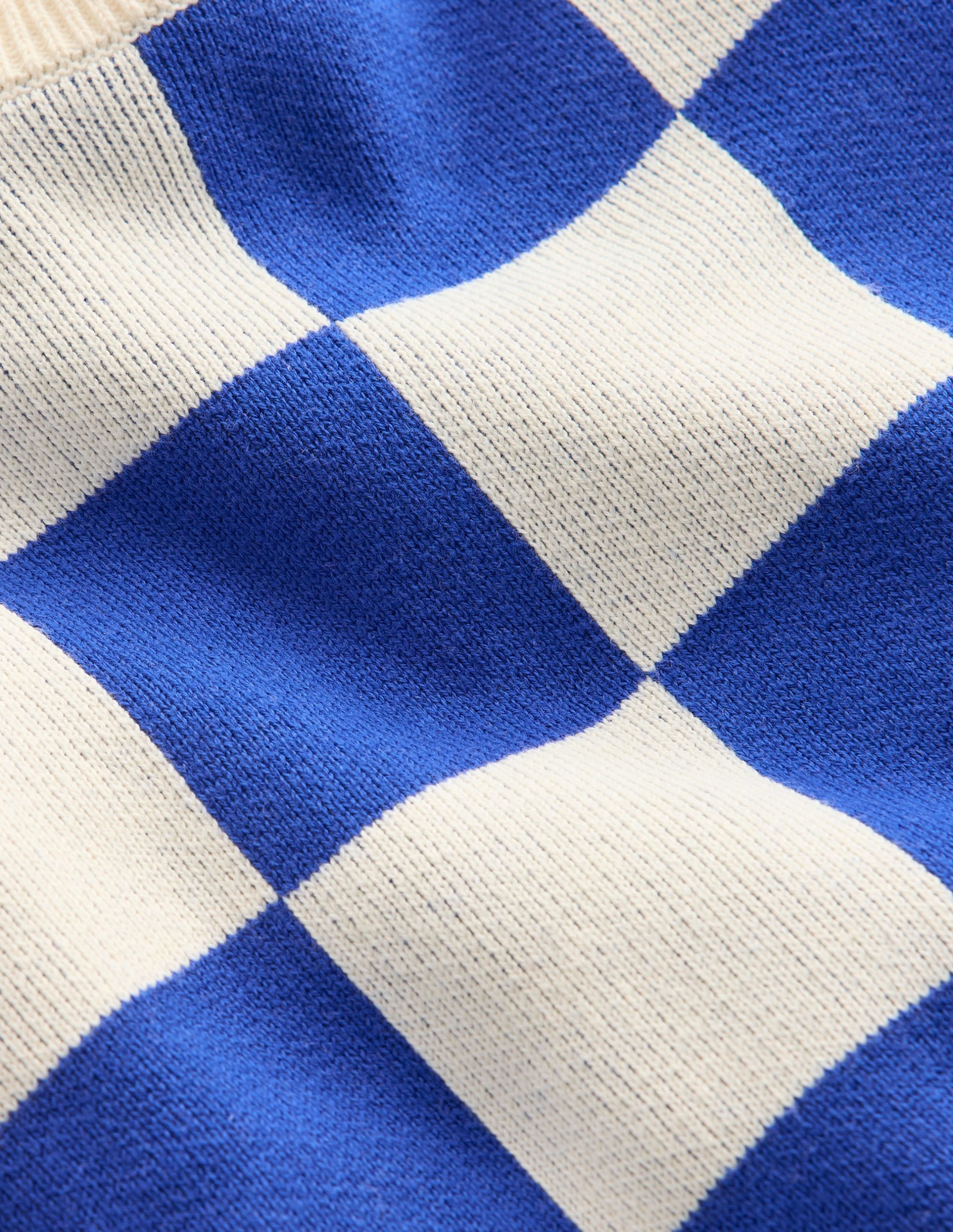 Graphic Sweater-Surf the Web Checkerboard - Image 6