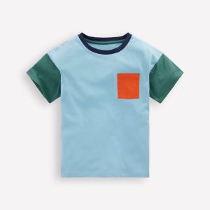 Relaxed Ripstop Pocket T-shirt-Glacier Lake/Koi/Blue Spruce