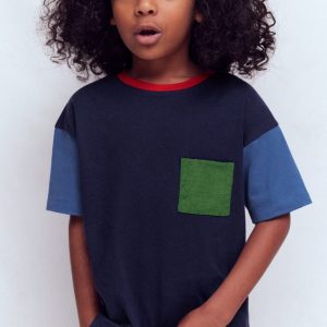 Relaxed Ripstop Pocket T-shirt-Delft/Artichoke/Medieval
