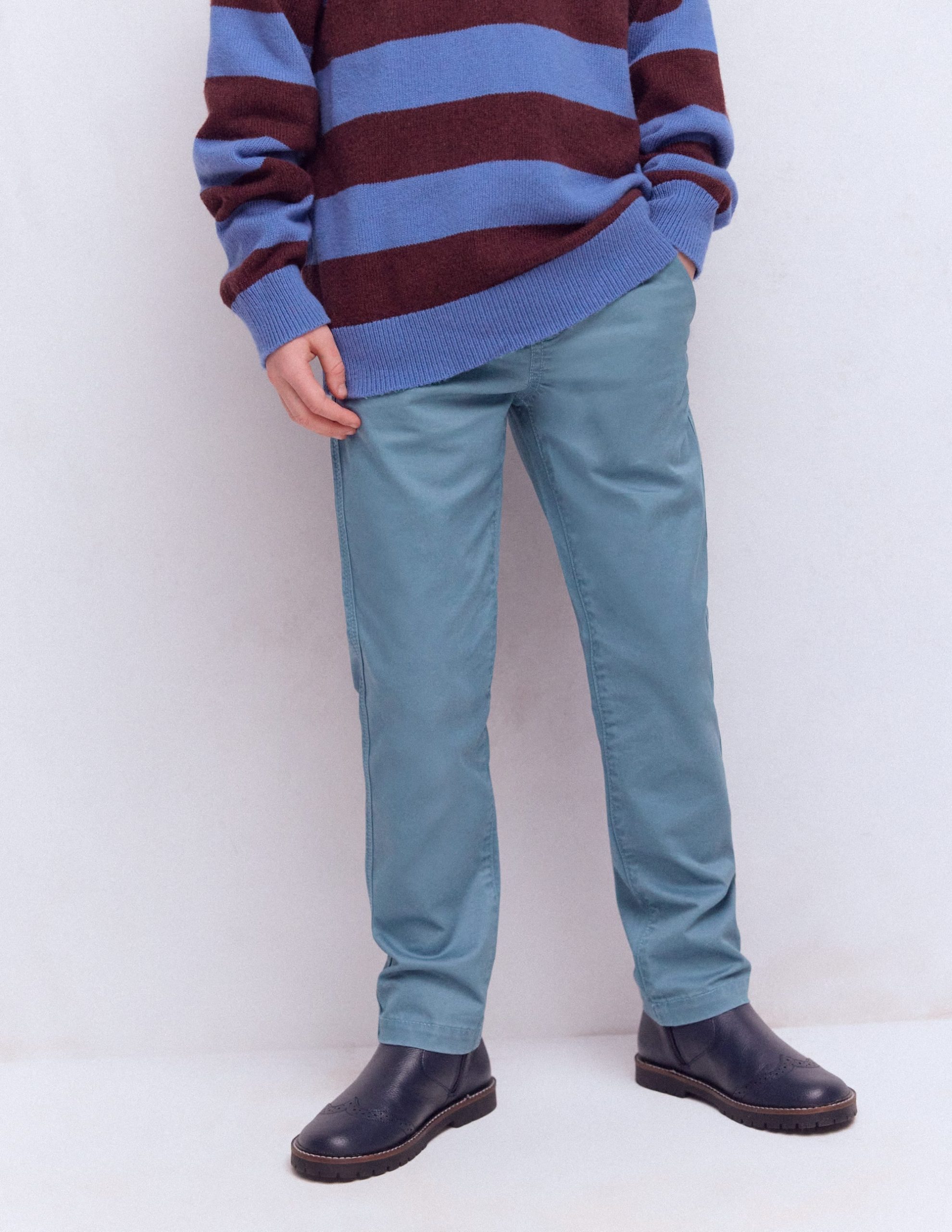 Slim Pull-on Pants-Bering sea - Image 2