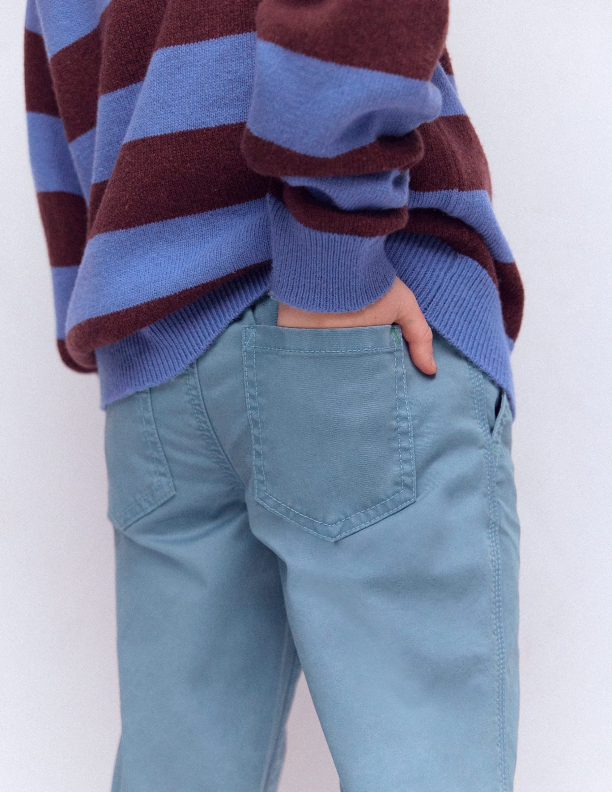 Slim Pull-on Pants-Bering sea - Image 3