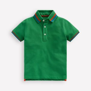 Piqu?? Polo Shirt-Highland Green