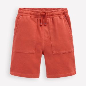 Garment Dye Shorts-Burnt Sienna