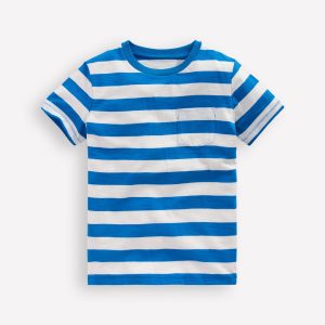 Everyday Short Sleeve T-Shirt-Kingfisher Blue/ Soft Ivory
