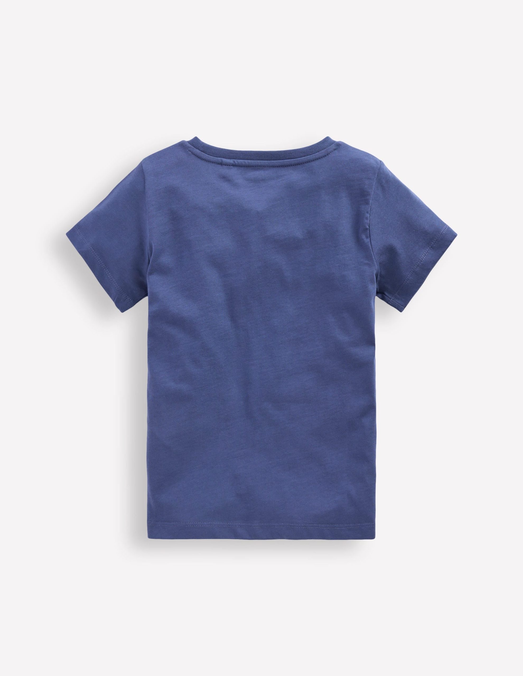Glow-In-The-Dark T-shirt-Robot Blue Marl Moon - Image 2