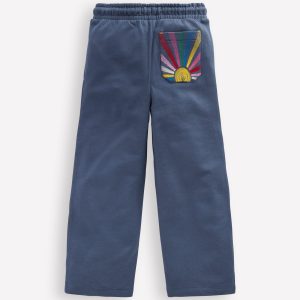 Bobbie Appliqu?? Sweatpants-Vintage Indigo Sun