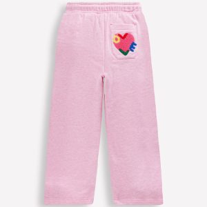 Bobbie Appliqu?? Sweatpants-Pink Marl Love