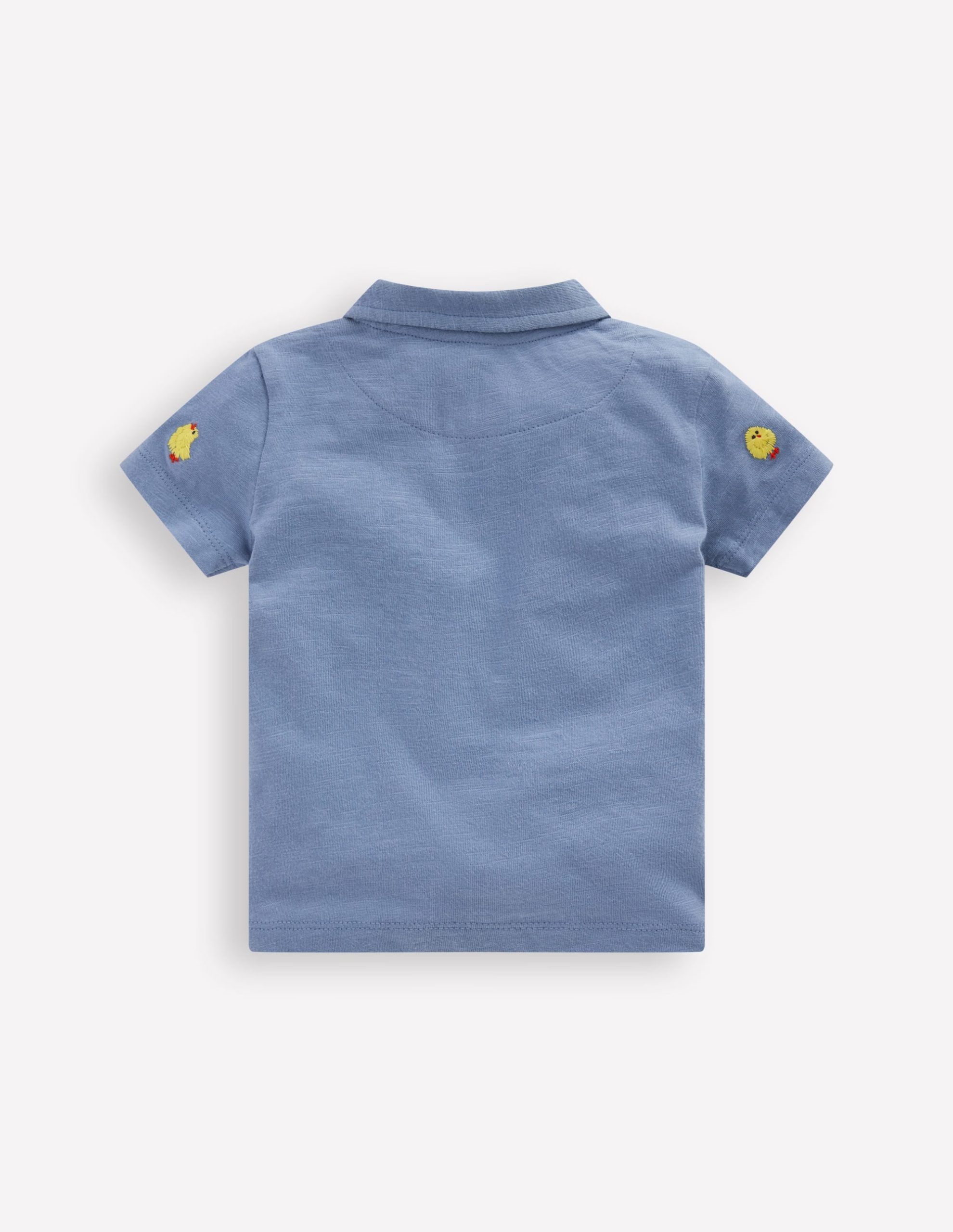 Embroidered Polo-Light Blue Fluffy Chicks - Image 2
