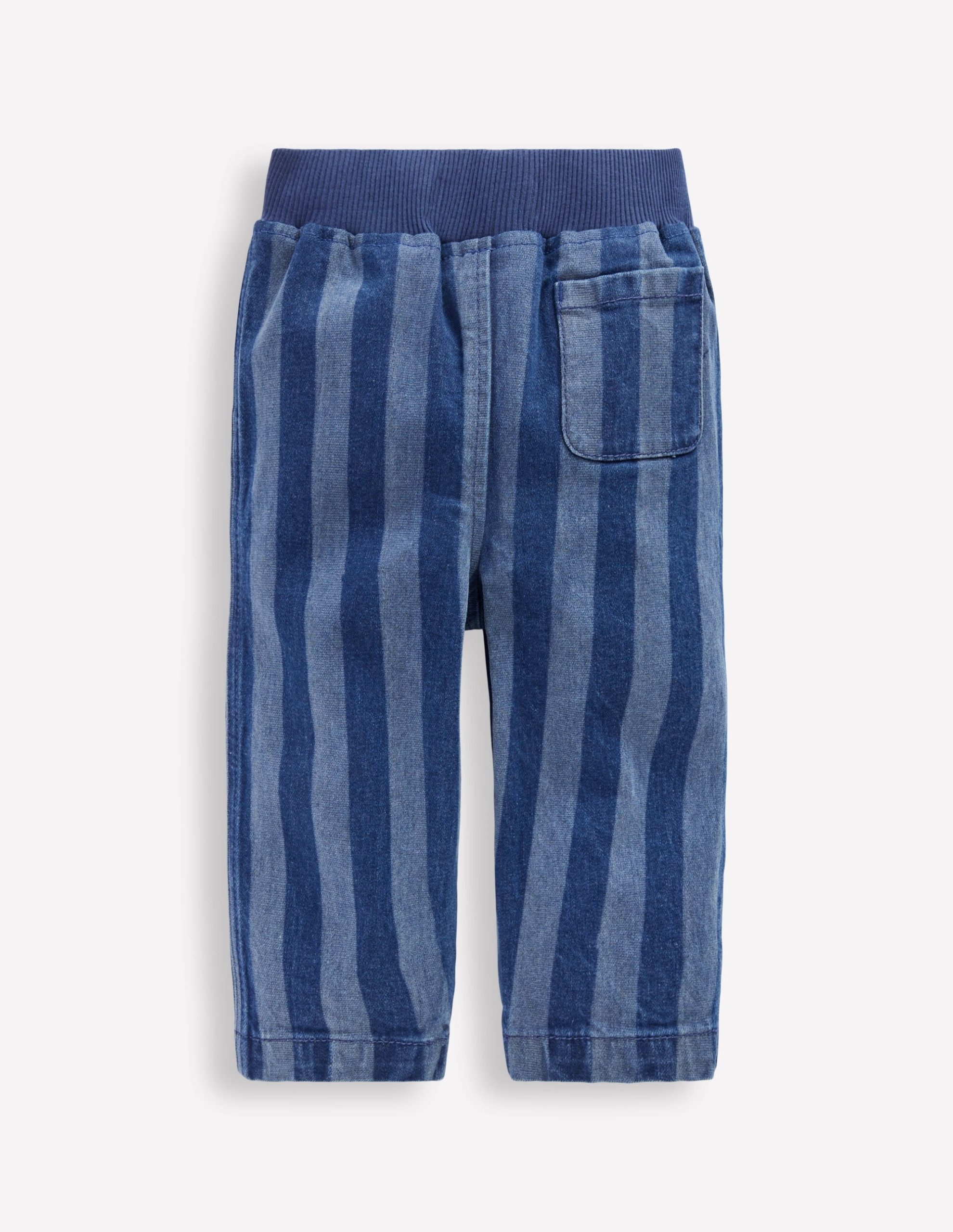 Denim Pull-on Pants-Denim Stripe - Image 2