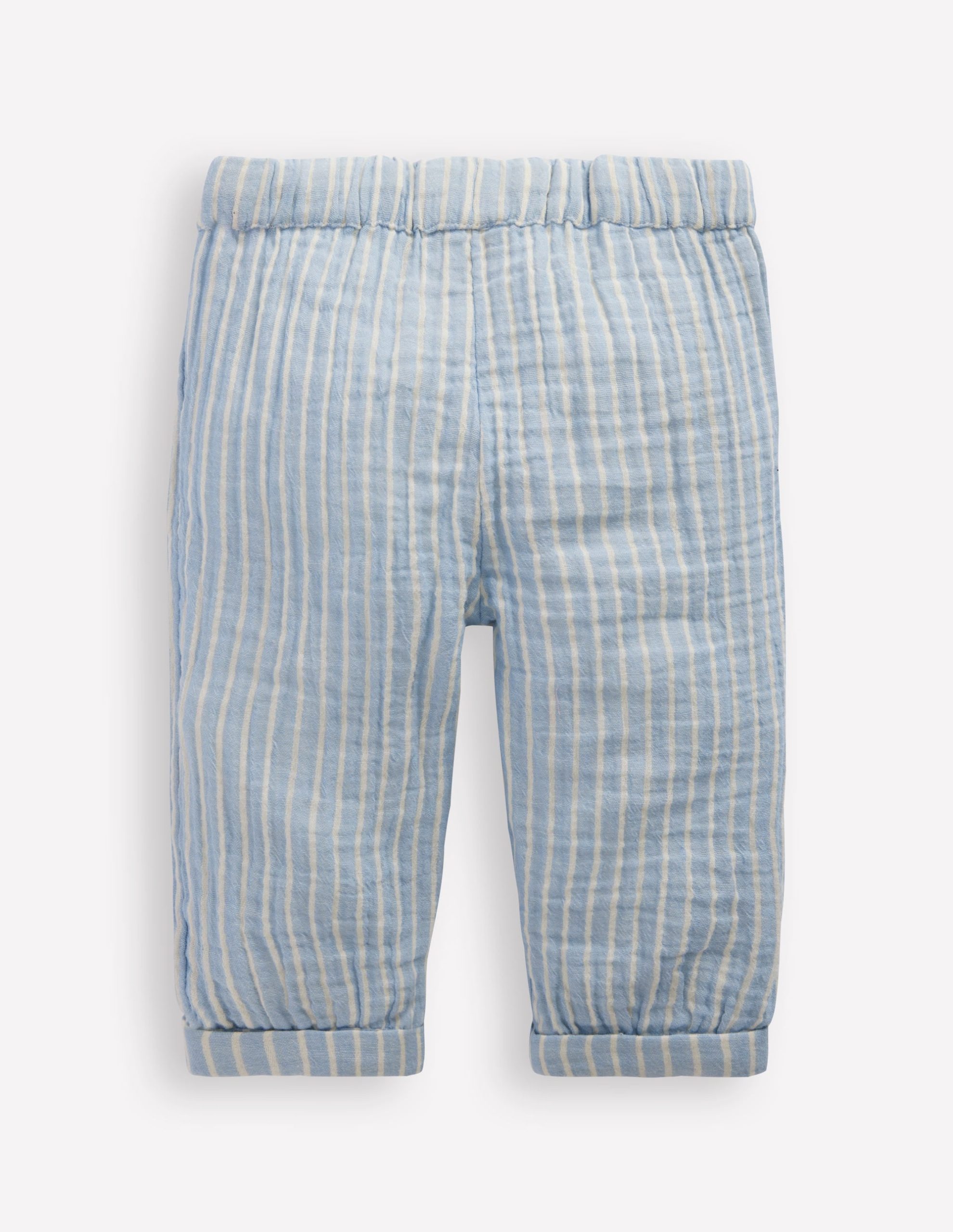 Double Cloth Pants-Light Blue Stripe - Image 2