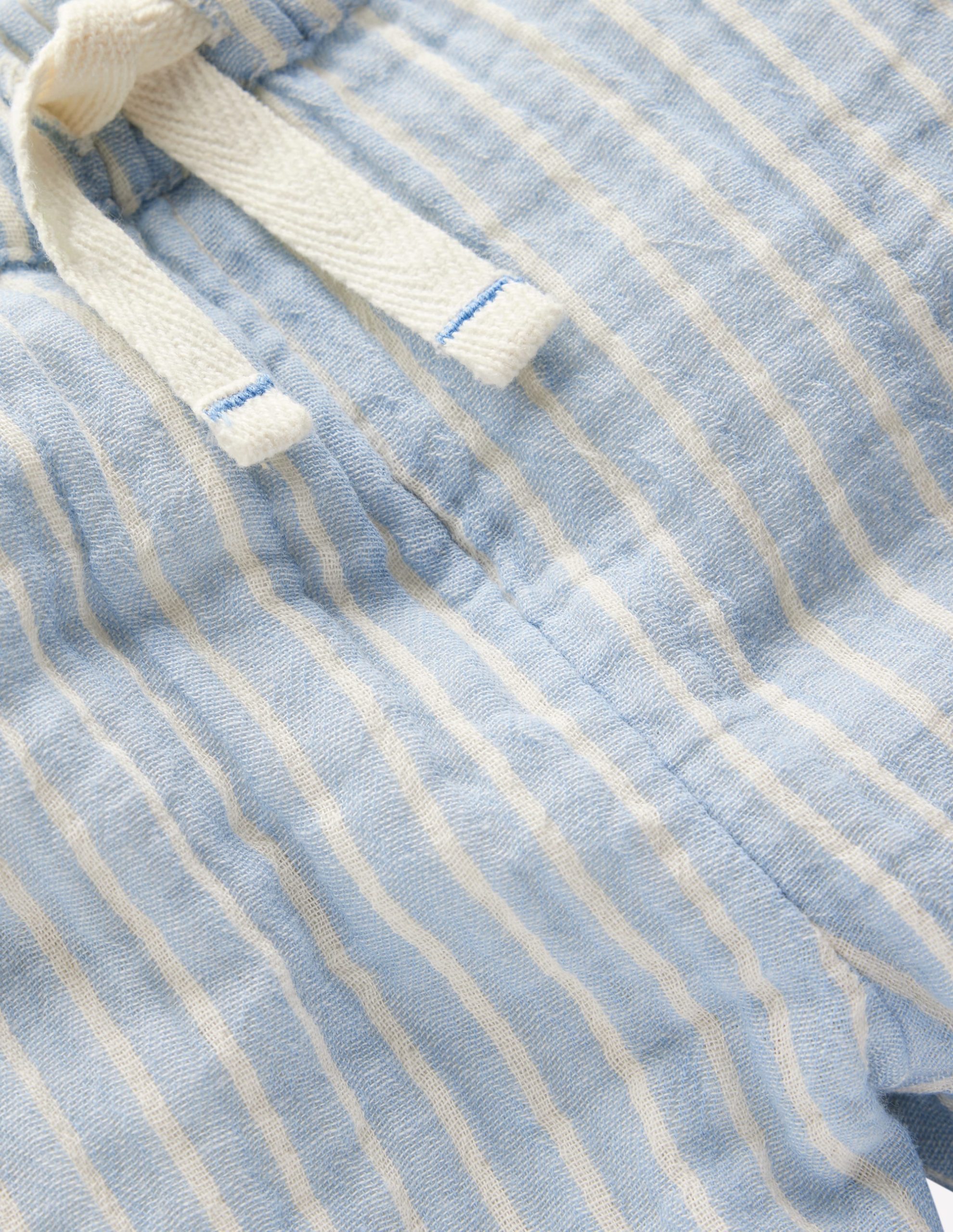 Double Cloth Pants-Light Blue Stripe - Image 3