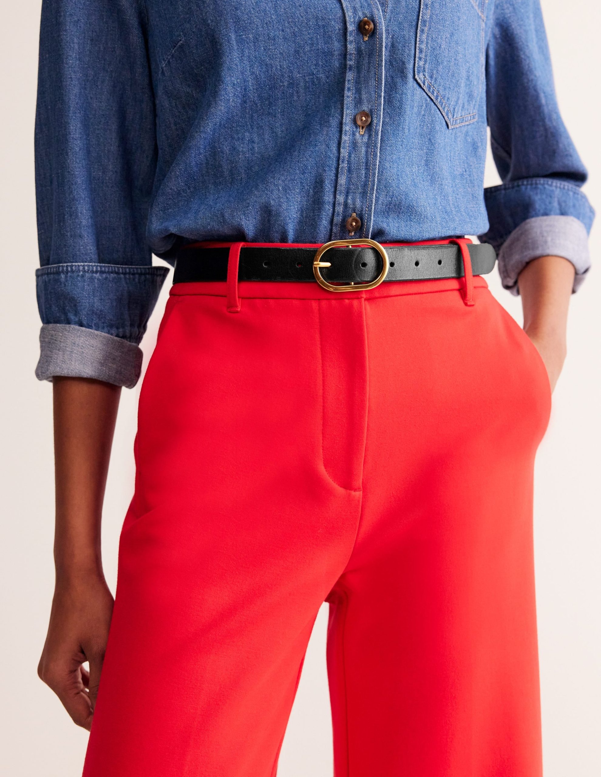 Classic Leather Belt-Black - Image 2