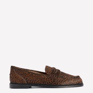 Nya Penny Loafers-Mini Leopard