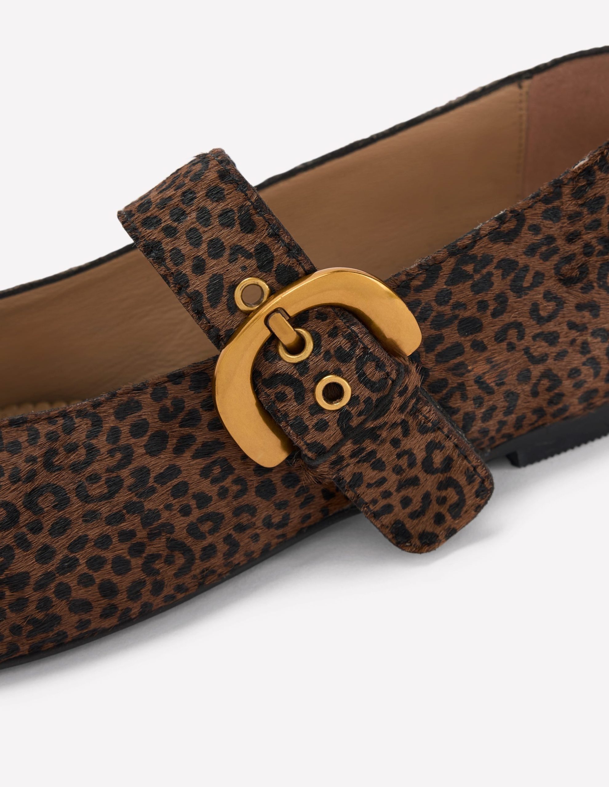 Kylie Flat Buckle Mary Janes-Mini Leopard - Image 5