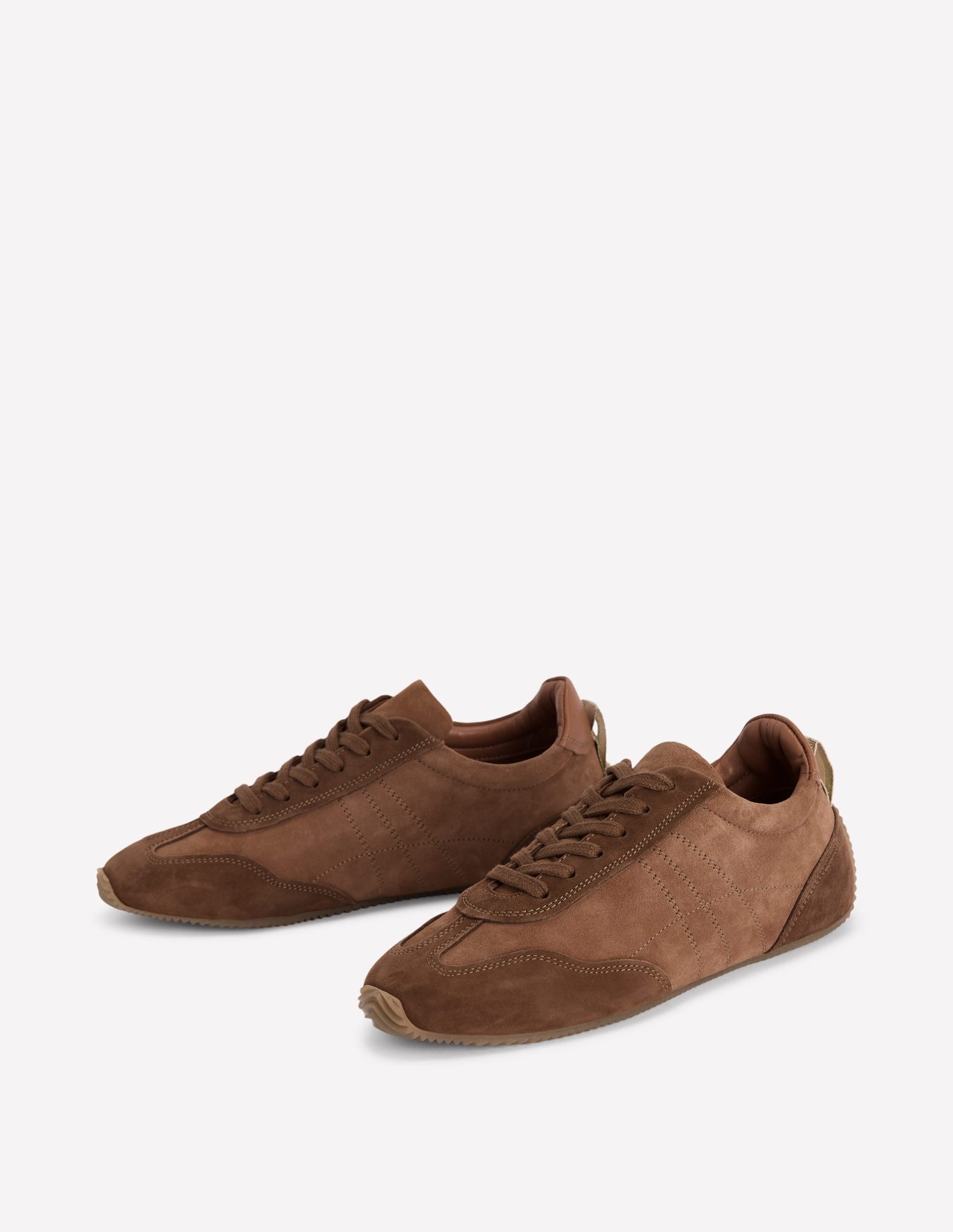 Delphine Slim Sole Trainers-Tan - Image 4