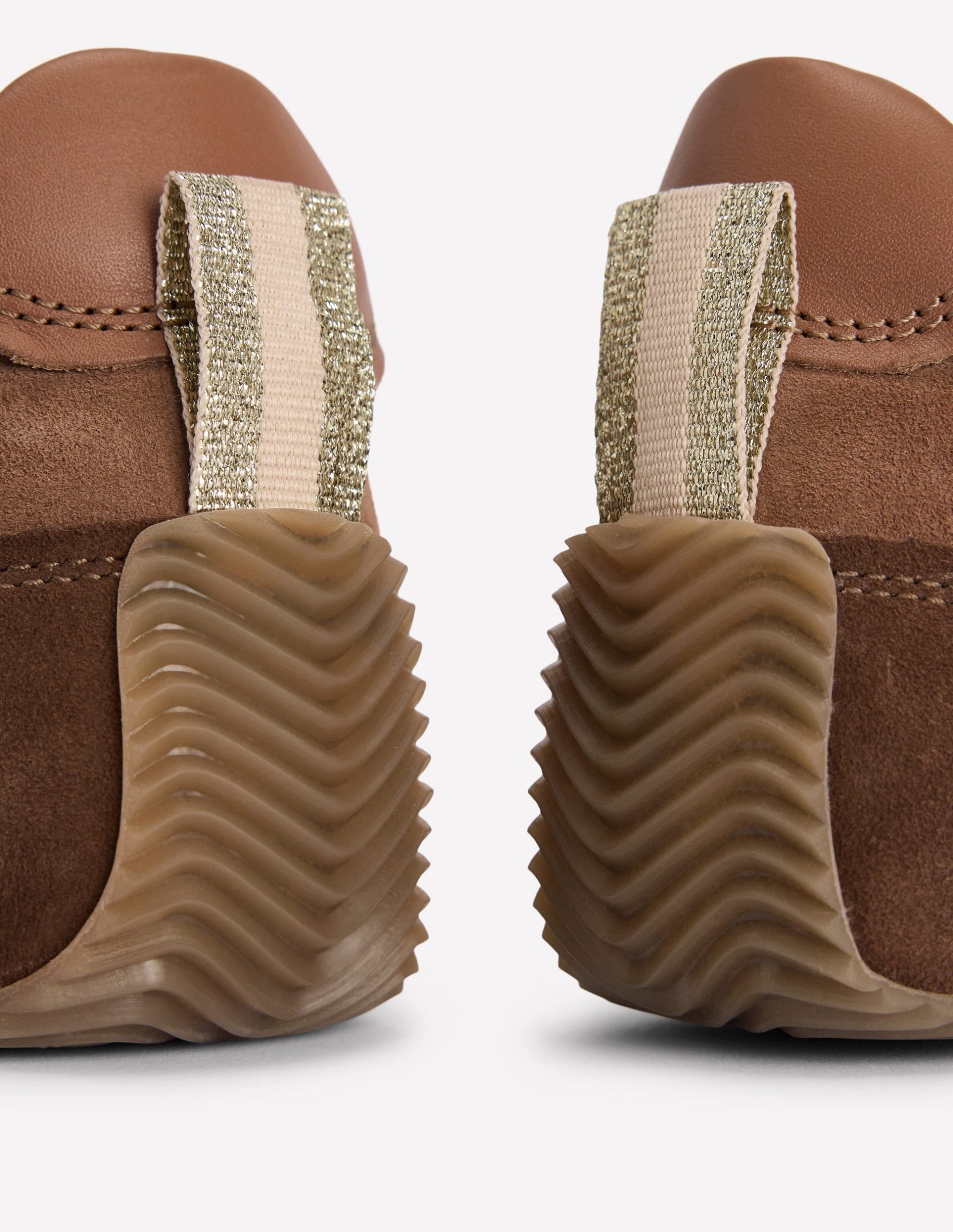 Delphine Slim Sole Trainers-Tan - Image 5