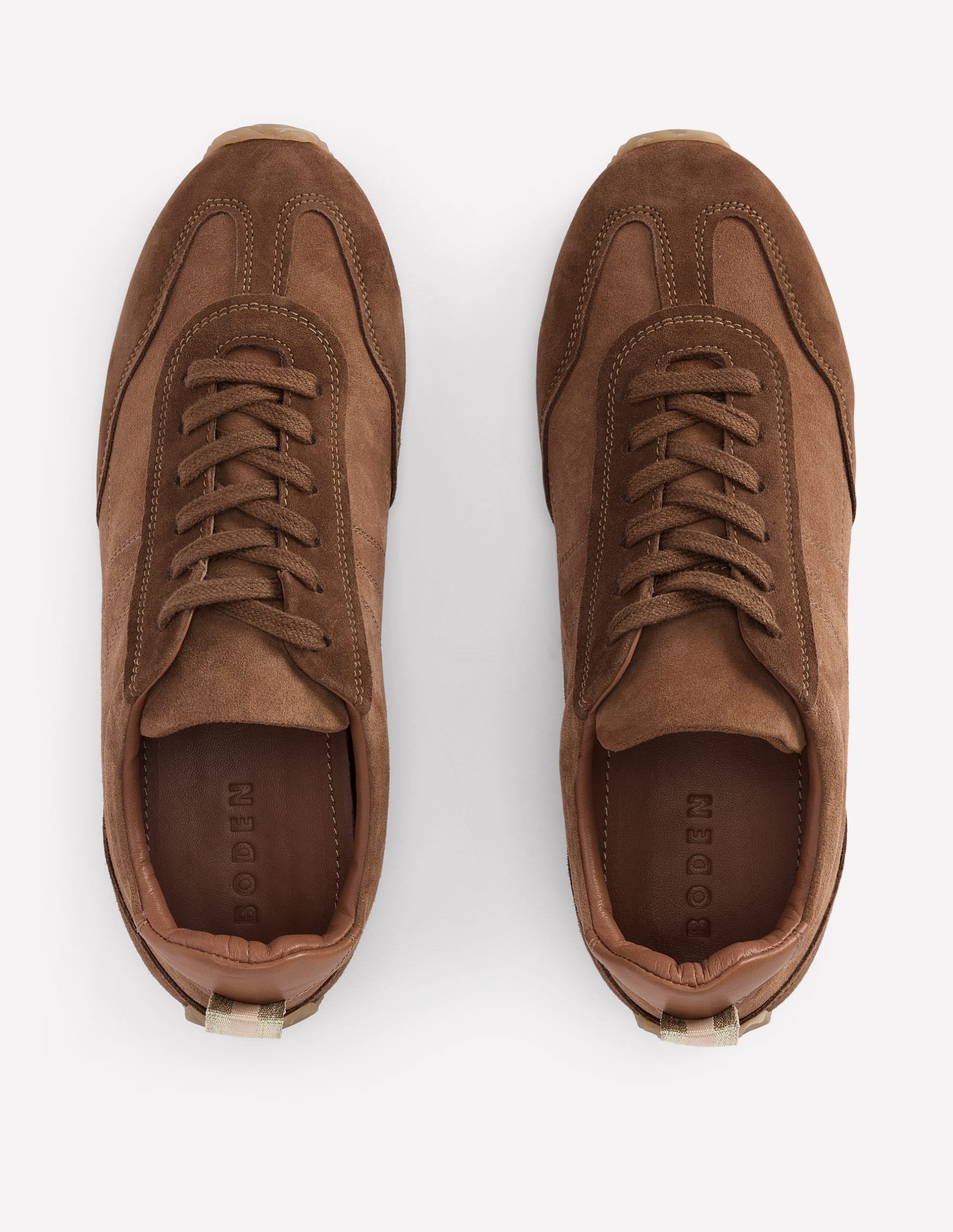 Delphine Slim Sole Trainers-Tan - Image 6