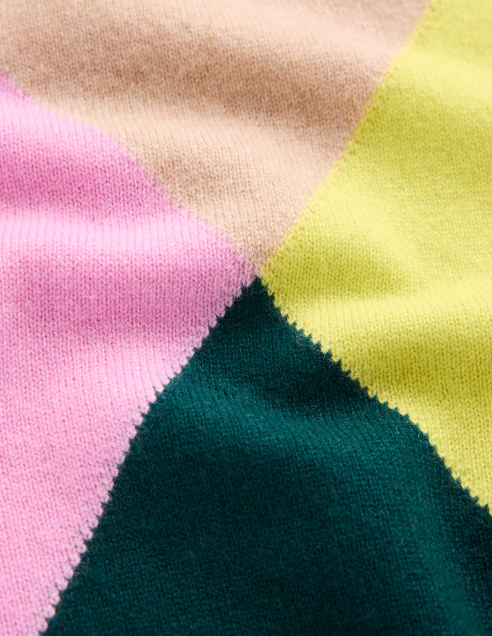 Anastasia Cashmere Sweater-Multi Harlequin Jumper - Image 8