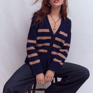 Relaxed Wide Leg  Jeans-Indigo