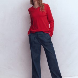 Kensington Twill Pants-Indigo