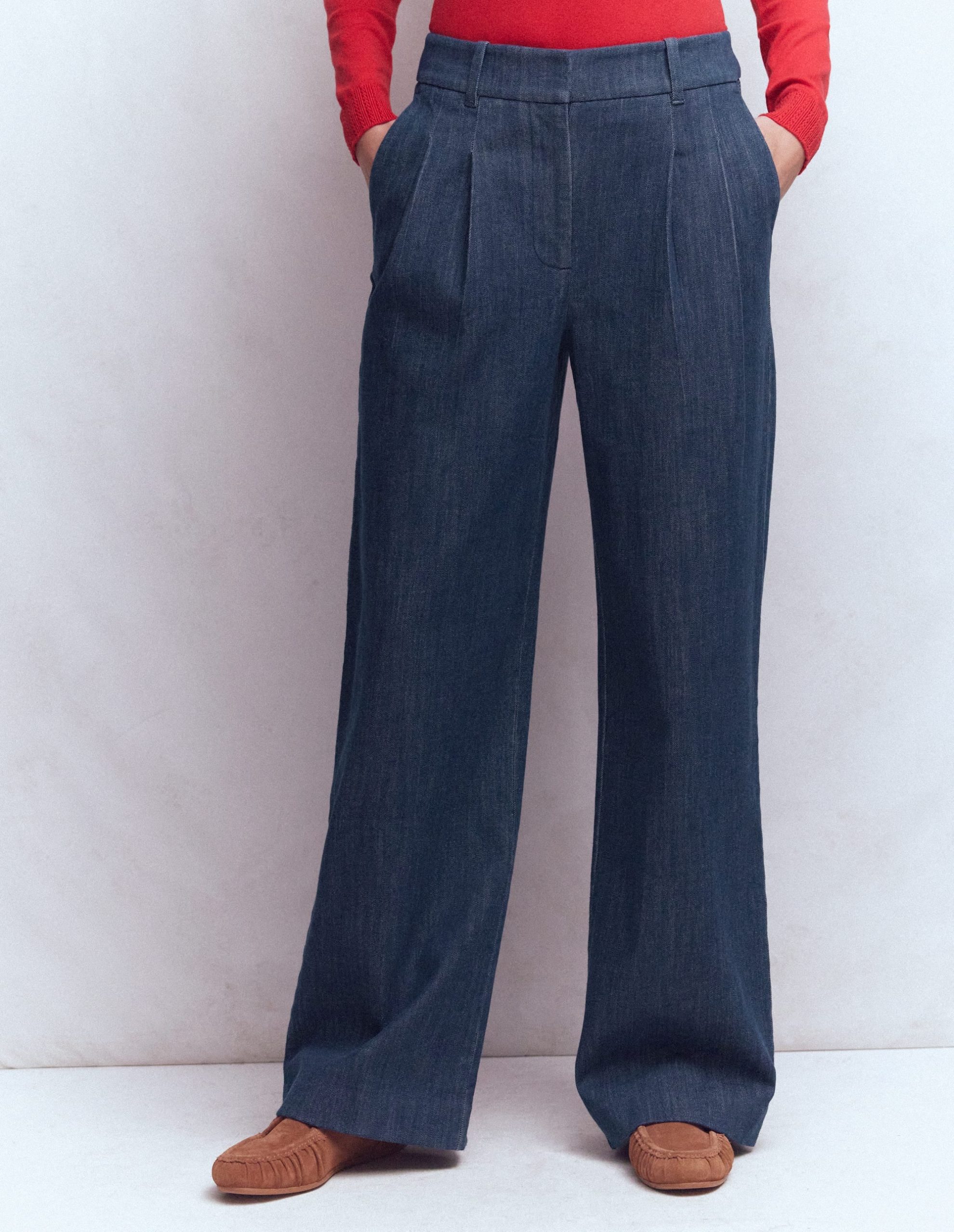 Kensington Twill Pants-Indigo - Image 4