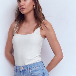 Brooke Double Layer Vest-White