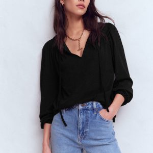 Edi Trim Detail Top-Black