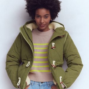 Duffle Quilted Parka-Green