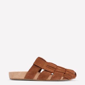 Loretta Multi Strap Clog-Tan