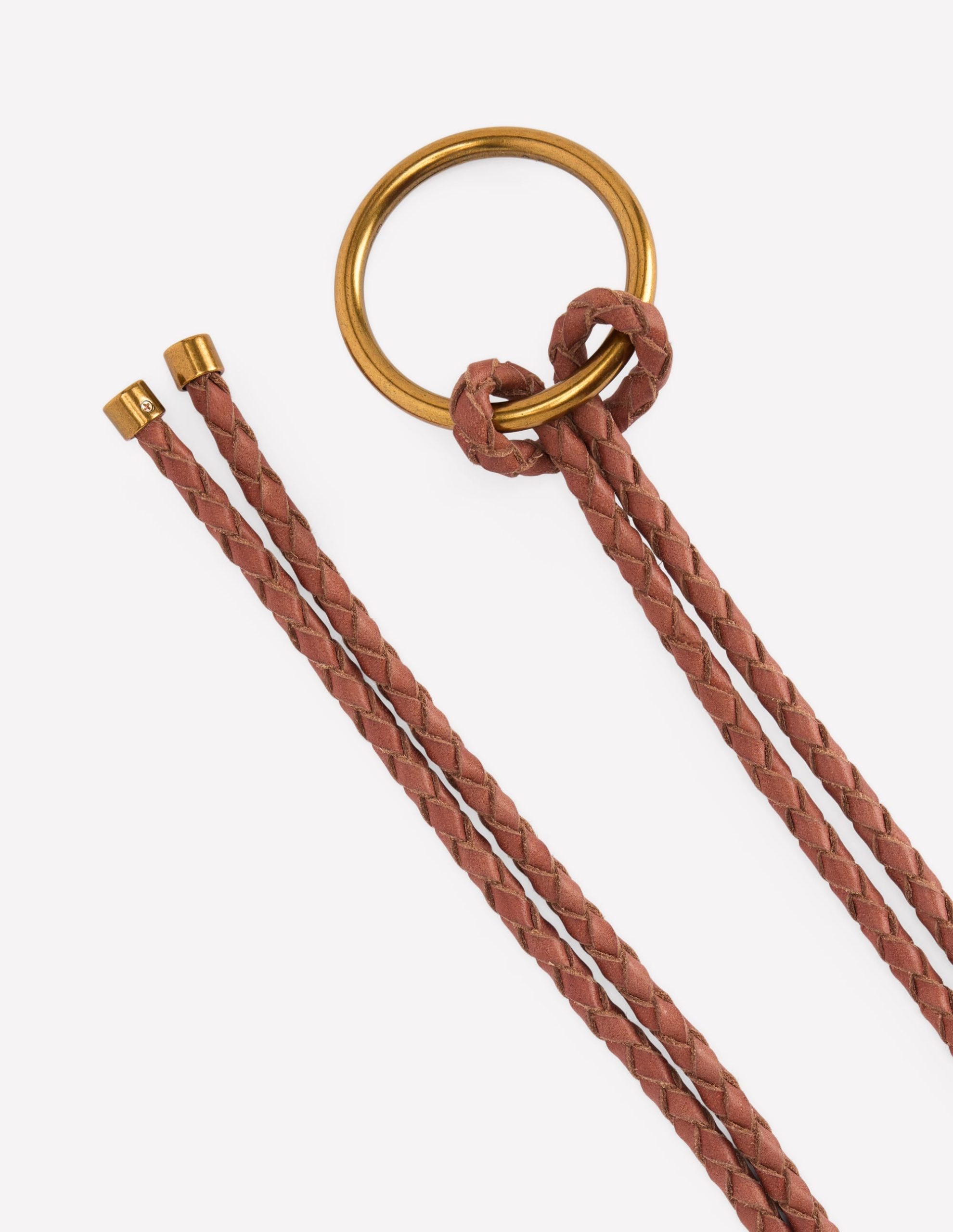 Leather Rope Belt-Tan - Image 3