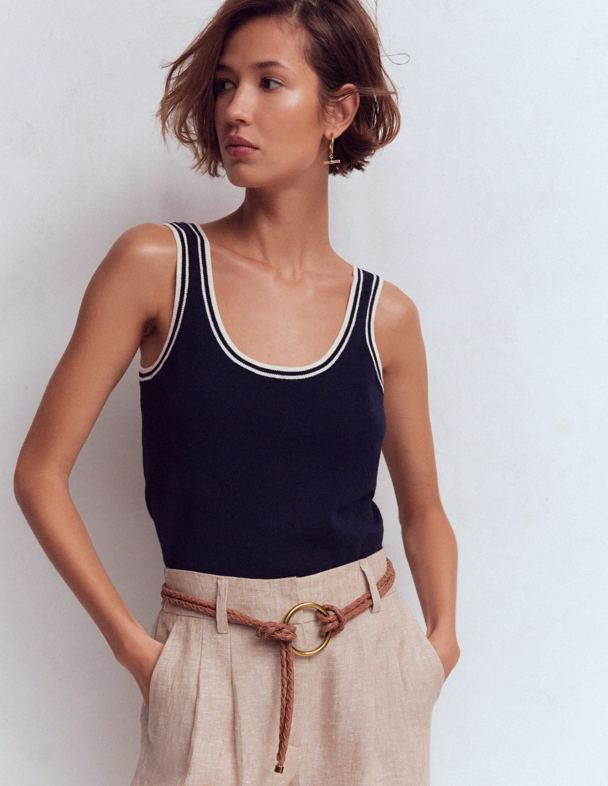 Leather Rope Belt-Tan - Image 2