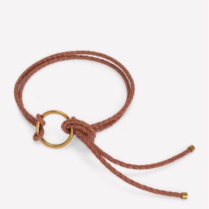 Leather Rope Belt-Tan