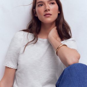 Ali Trim T-shirt-White