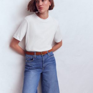 Ren Relaxed Cotton T-shirt-White